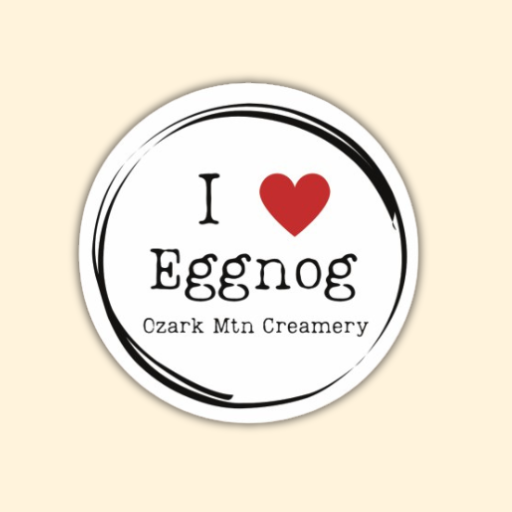 "I Love Eggnog" OMC Decal Sticker