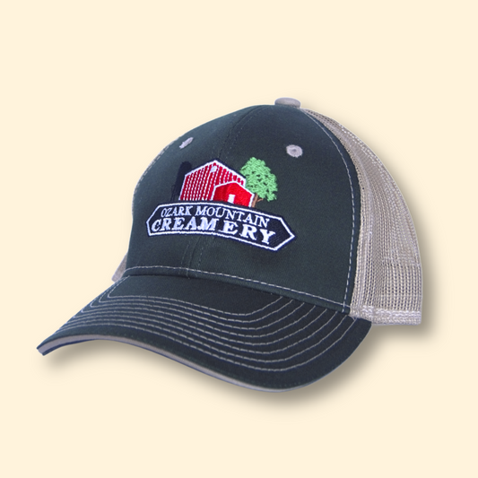 Green/Tan Embroidered OMC Cap