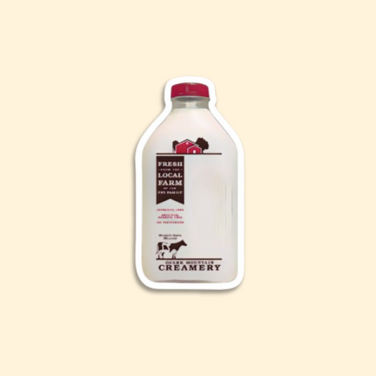 OMC Bottle of Milk Decal Sticker