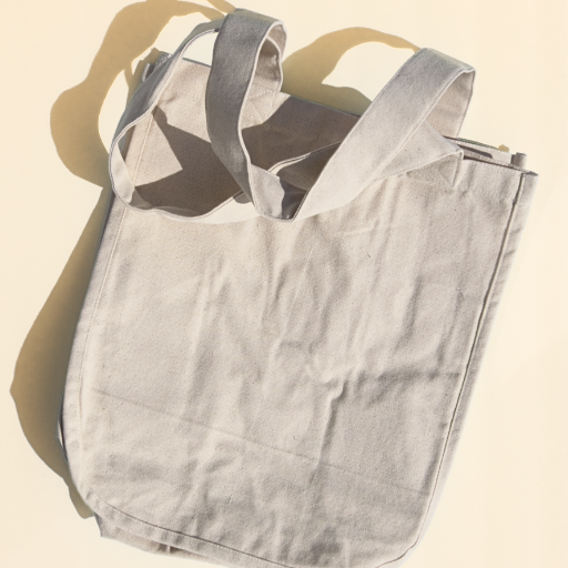 "Cow Abstract" Reusable Grocery Tote Bag
