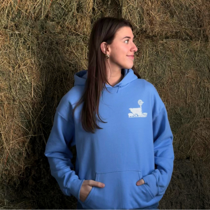 "Family Farm" Blue Hoodie