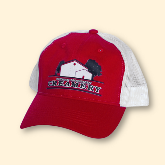 Red/White OMC Screenprint Cap