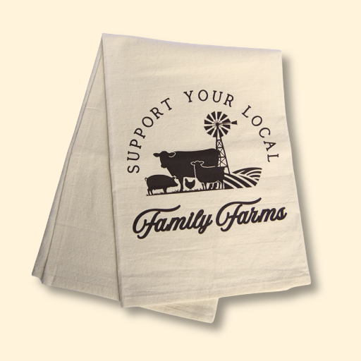 "Family Farms" Cotton Tea-Towel