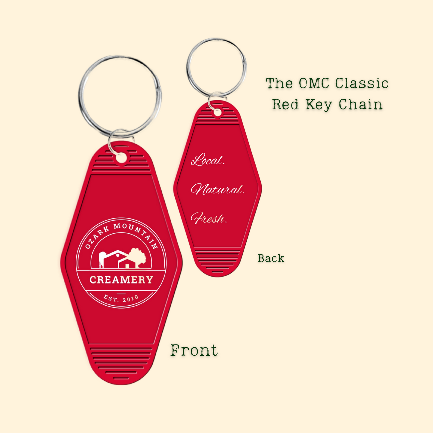 OMC Classic Red Keychain