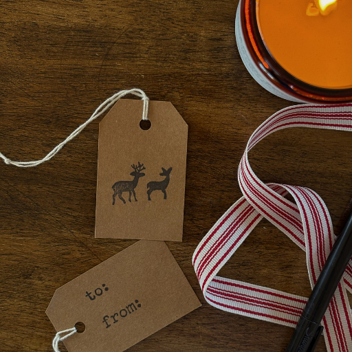 Set of 5 Gift Tags~Christmas