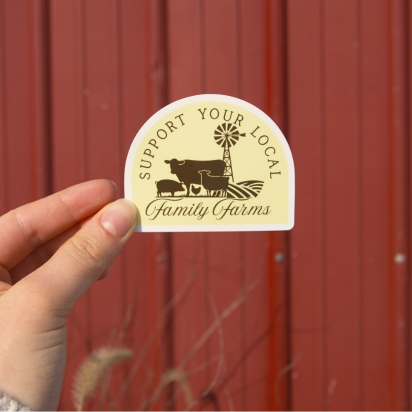 "Family Farms" Decal Sticker