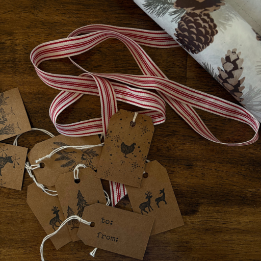 Set of 5 Gift Tags~Christmas