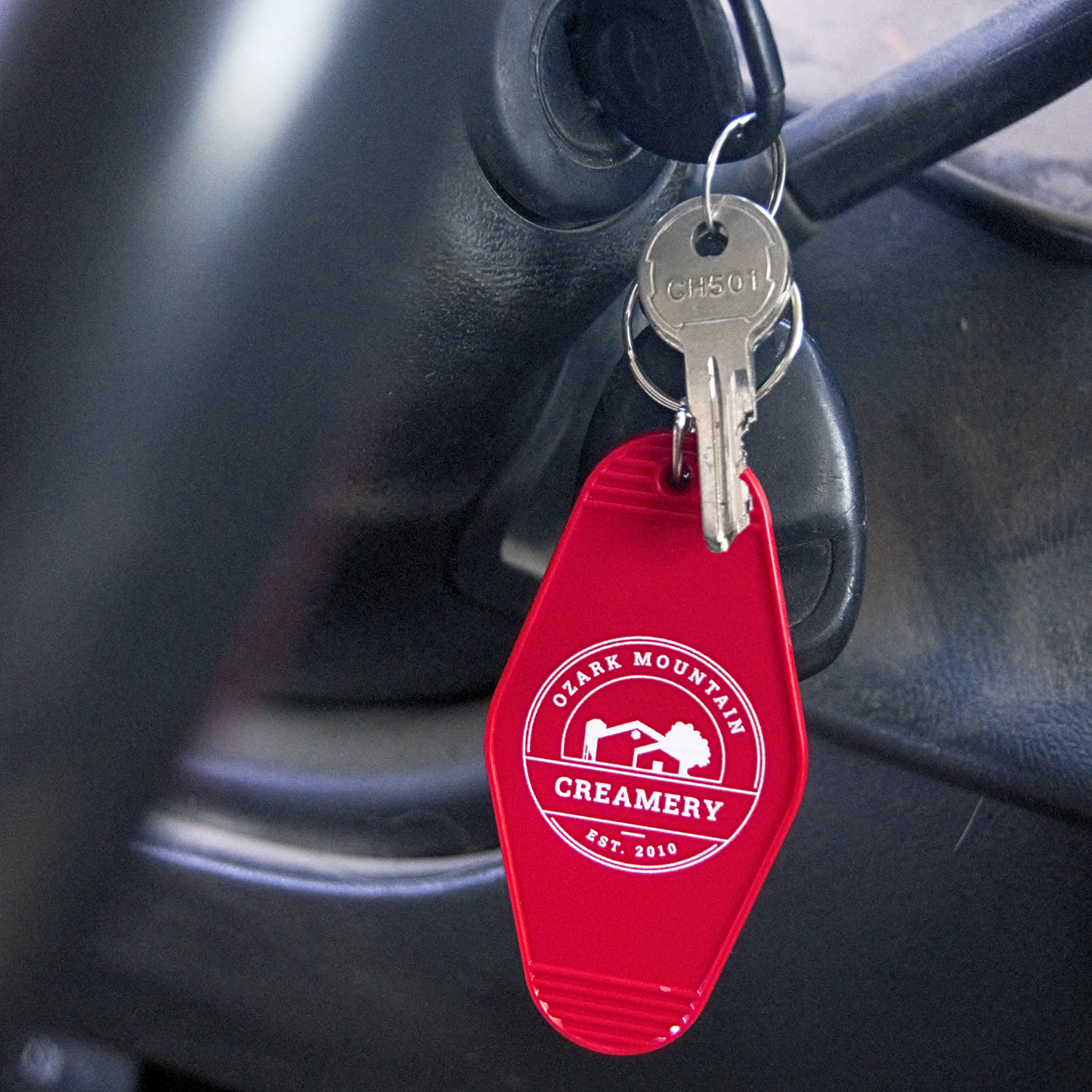 OMC Classic Red Keychain