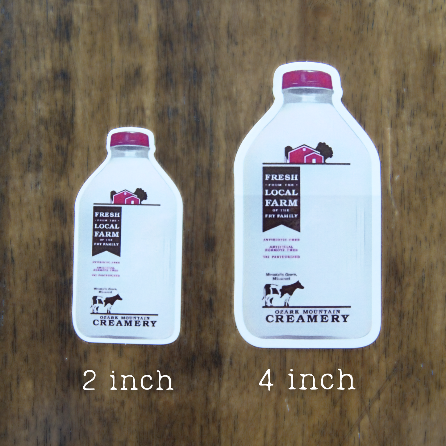 OMC Bottle of Milk Decal Sticker