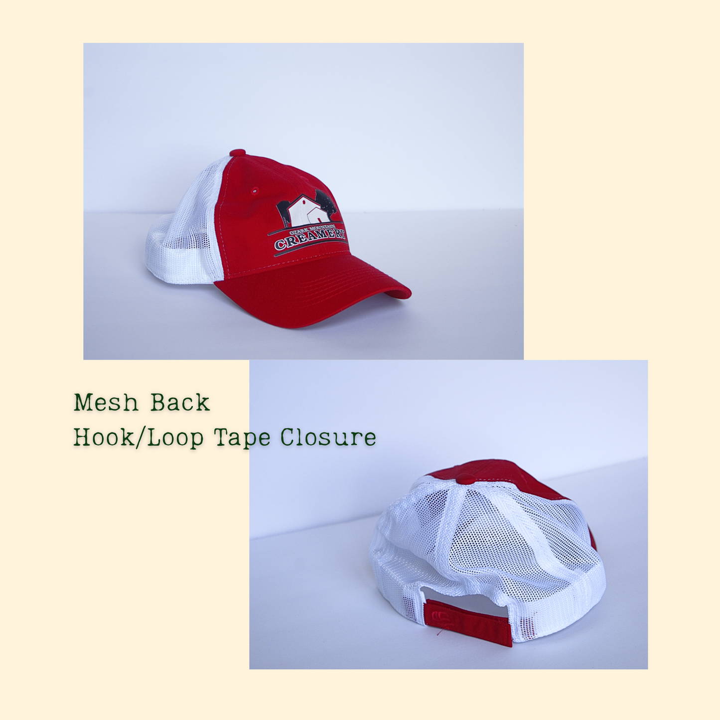 Red/White OMC Screenprint Cap