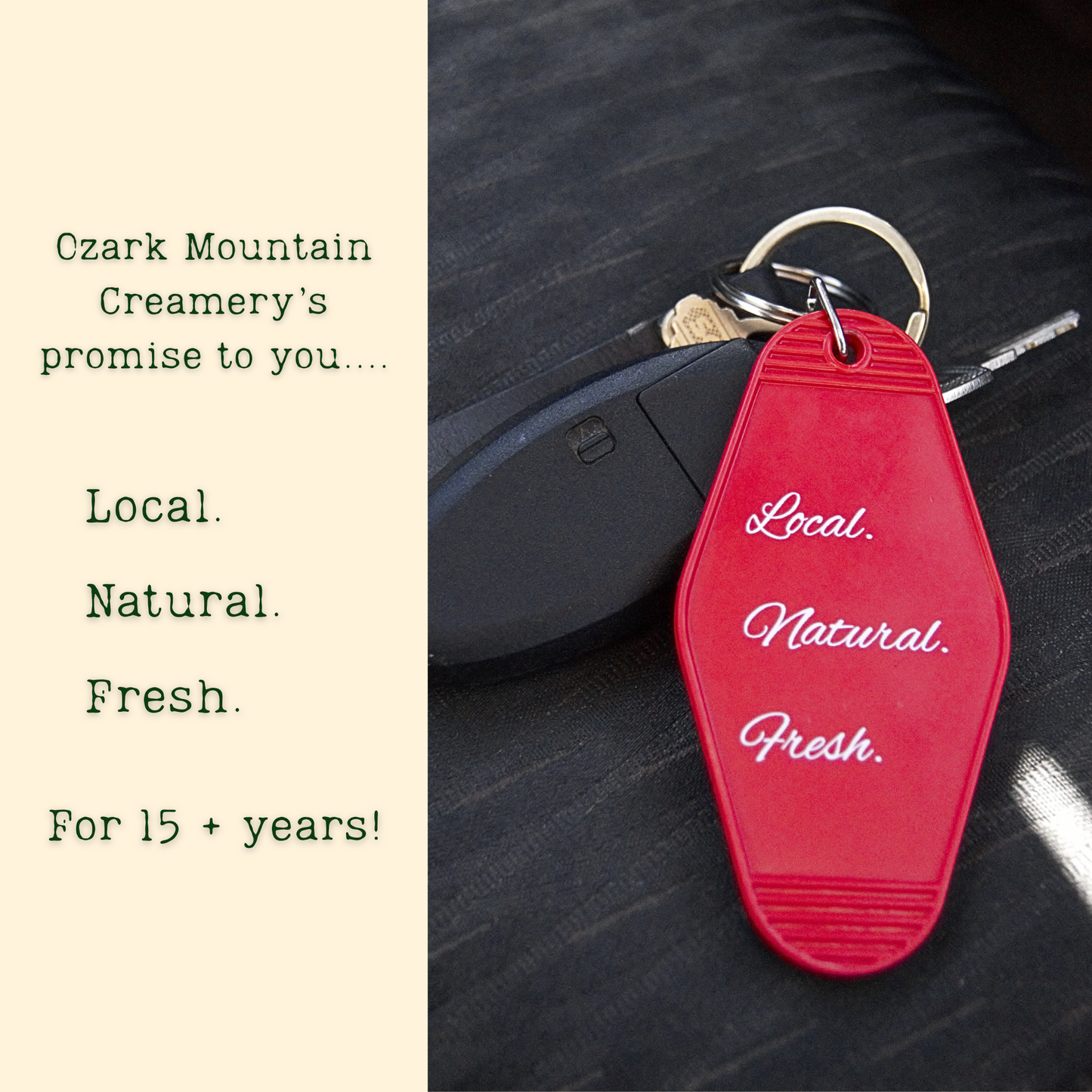 OMC Classic Red Keychain