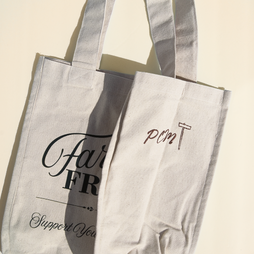 "Farm Fresh" Reusable Grocery Tote Bag
